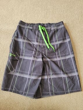 Laguna Board/ Swim Trunk Shorts With Pocket And Drawstrings Size Small Mens
